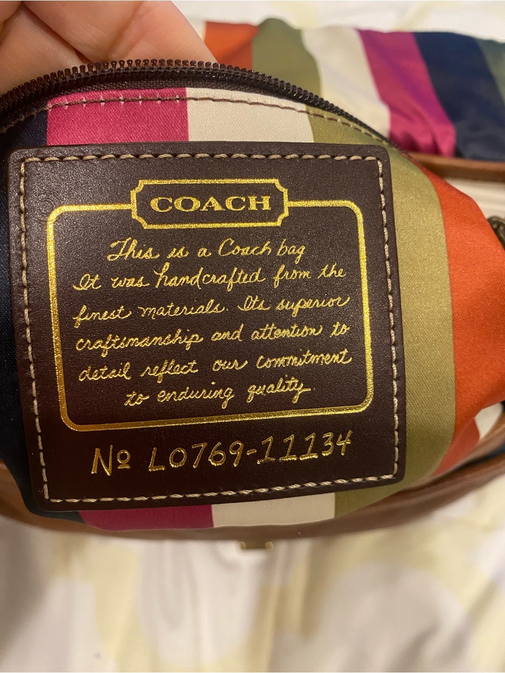 Coach 65th Anniversary Legacy Bag in Chestnut Brown - Picture 12 of 12